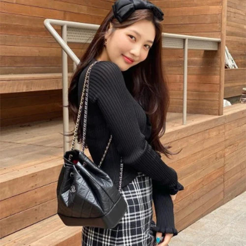 샤넬 가브리엘 백팩 카프스킨 스몰 블랙 -조이, 선미, 제니, 김고은, 이시영 착용 - · 김** 고객님