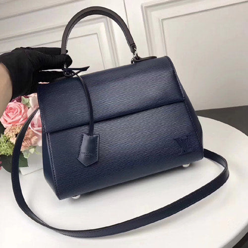 루이비통 클루니 토트백28cm 네이비