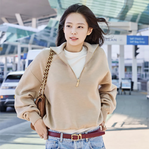 샤넬 풀오버 울 스웨터 베이지