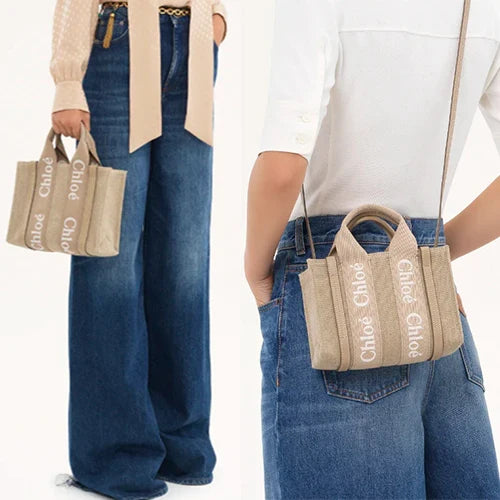 끌로에 린넨 레더 우디 토트백 ~4SIZE~ · 이** 고객님