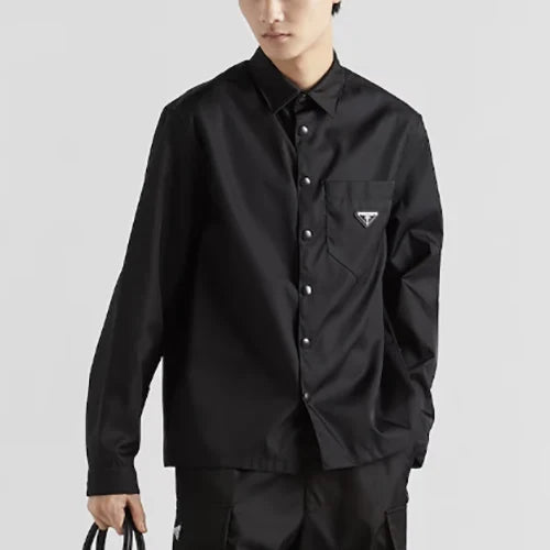 프라다 리나일론 셔츠 블랙 · 서** 고객님