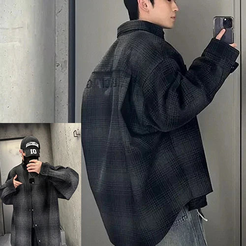 발렌시아가 오버사이즈 셔츠 그레이/블랙 · 노** 고객님