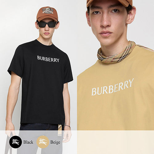 (국내배송, 당일출고) 버버리 레터링 프린트 반팔 티셔츠 ~2Color~